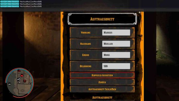 Hunt down targets with Vorp Bounty Board Menu and Reward System. Experience the thrill of the chase and reap lucrative rewards.