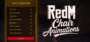 RedM Chair Sitting Menu – Immersive Seating Interface