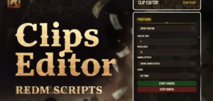 RedM Clip Editor cinematic camera travel with smooth camera movements