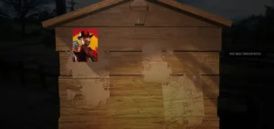 Player posting a wanted poster on a bulletin board in RedM using pinboard script